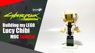 LEGO Cyberpunk Edgerunners Lucy Chibi MOC Tutorial | Somchai Ud