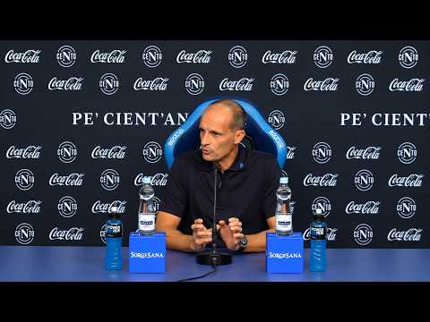 Video Conferenza stampa Allegri pre FIORENTINA-NAPOLI: Anguissa convocato, domani De Bruyne titolare
