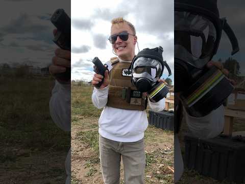 Do PARCIL’s Gas Masks Affect My SHOOTING? (Test) *results* #gun #civtac #tactical