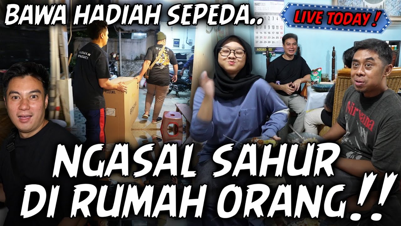 KETOK RUMAH ORANG.. NUMPANG SAHUR DADAKAN!! NINGGALIN HADIAH LANGSUNG KABUR..