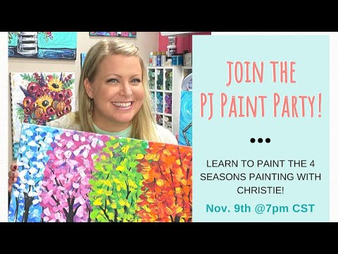 My Inner Tribe is officially open! Join me to paint 4 seasons tonight!