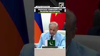 Pakistans Palestine Penchant resurfaces as Shehbaz Sharif urges ‘self-determination’| Gaza violence
