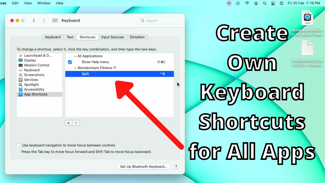 I created my own mac keyboard shortcuts! Mac Mini M1 Keyboard Shortcuts