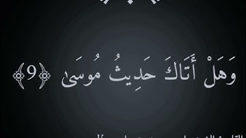 ما تيسر من سورة طه ❤️