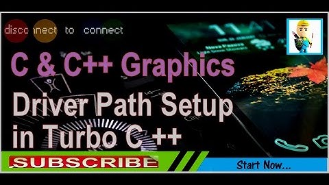 How to set path of graphics driver in Turo c++