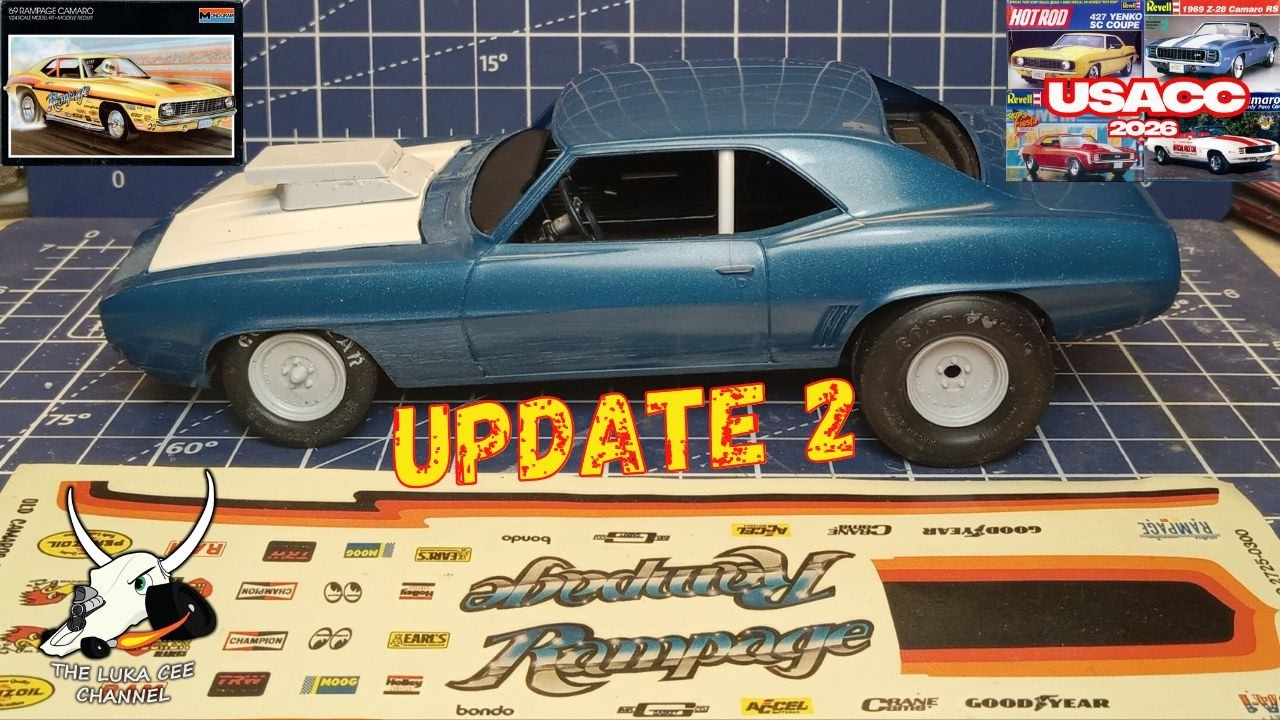 USACC Group Build 2026 The Revell 1969 Camaro Part 2 Ep478
