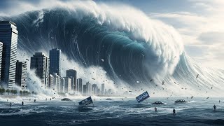 4K Mega Tsunami Hits City Last Moments Before Total Destruction
