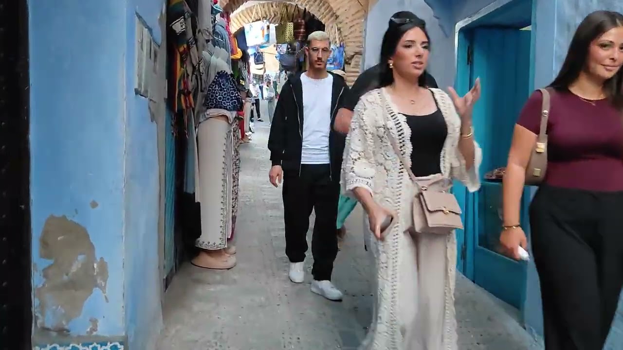 4K HD Chefchaouen Evening Walking Tour