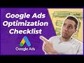 Google Ads Optimization Checklist 2025 | How To Optimize Google Ads Campaigns