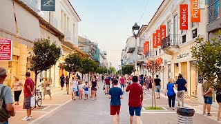 Walking tour in Kalamata | Historic Center, Aristomenous | part 1 | 4K HDR