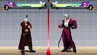 Dante vs Rugal | Devil Hunter vs King of Fighters Boss | Jump Force MUGEN V6 Showdown