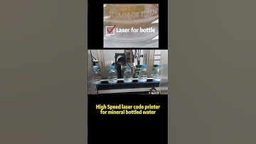CO2 Laser Code Printer for PET bottle| CO2 Laser Marking Machine replace for inkjet printer