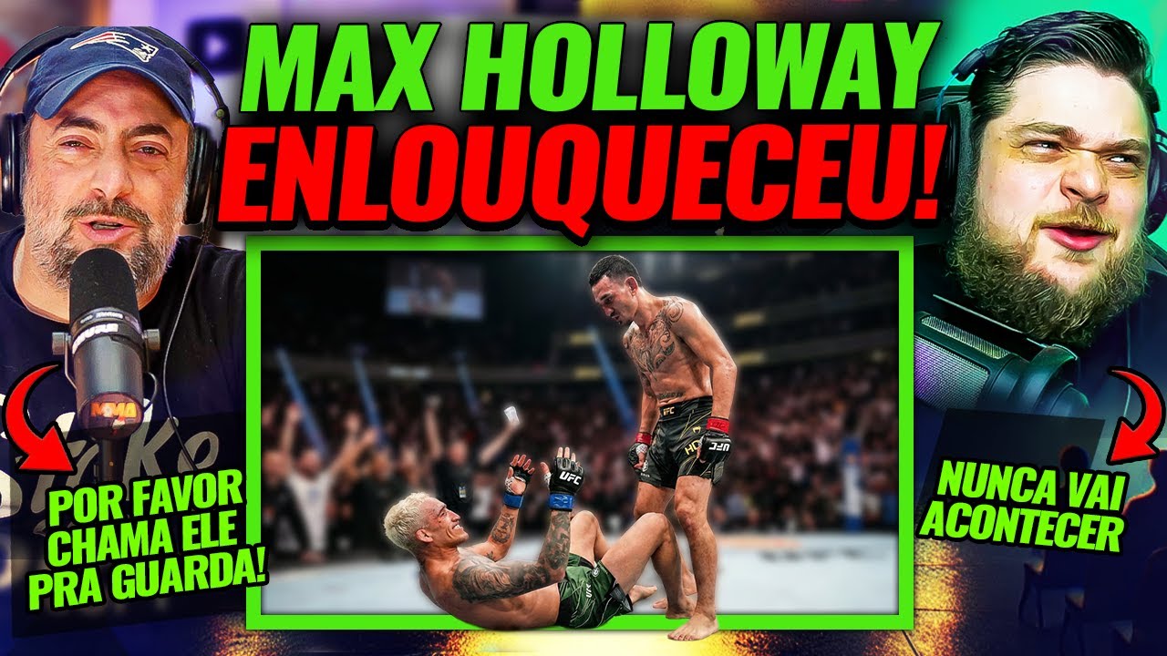 MAX HOLLOWAY, POR FAVOR TENTE FINALIZAR O CHARLINHO! 🤣