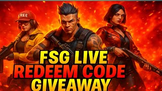 FSG LIVE 🎁 LIVE NOW! Free Fire Code Giveaway! Don't Miss Out!