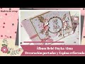 Album bebé Dayka Alma - Espina reforzada y decoración portadas