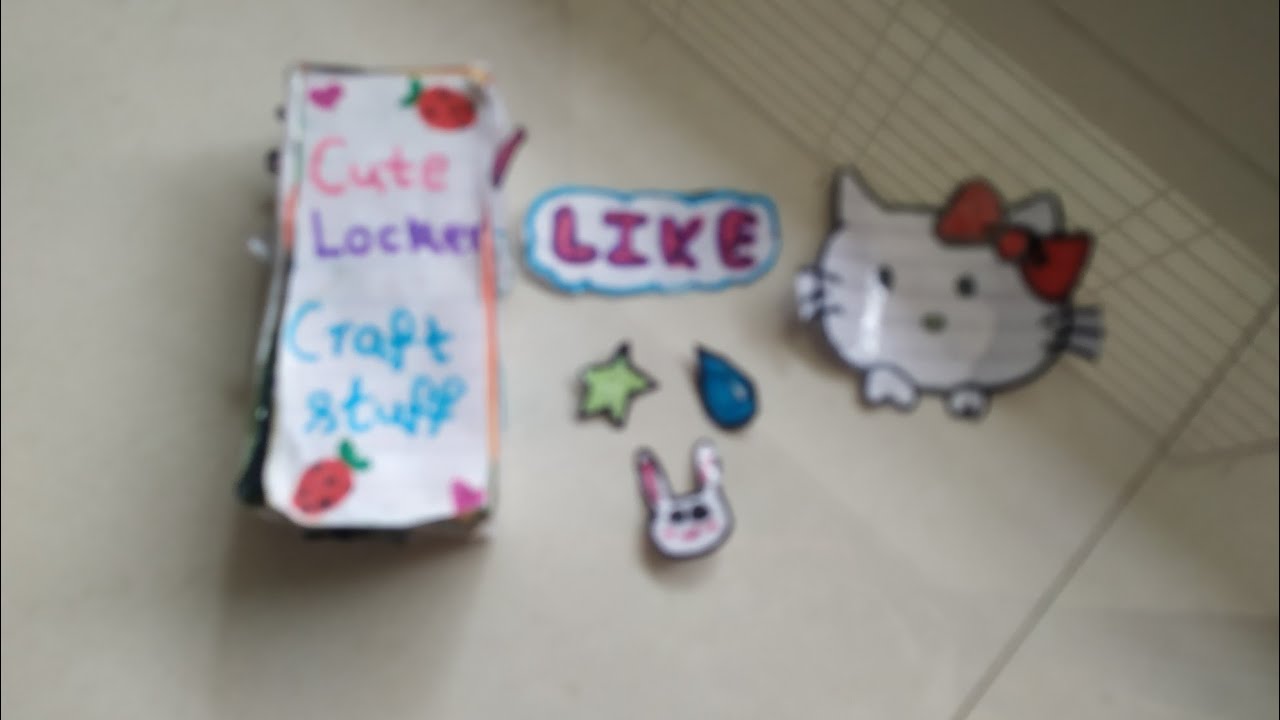 handmade stickers part 1. easy stickers step by step. crazy craft zone 🌈🦄🌈🦄🌈🦄