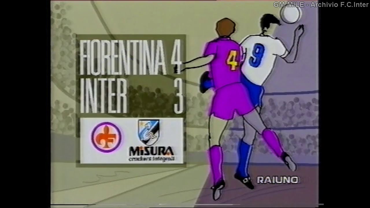1988-89 (17^ - 12-02-1989) Fiorentina-INTER 4-3 Servizio D.S.Rai1