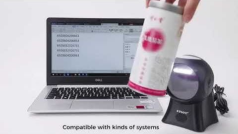 XT7302P Desktop Barcode Scanner Presentation 2D Barcode Reader Platform