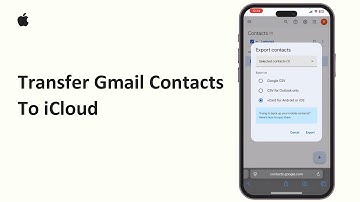 Transfer Gmail Contacts To iCloud | Export Google Contacts On iCloud 2025