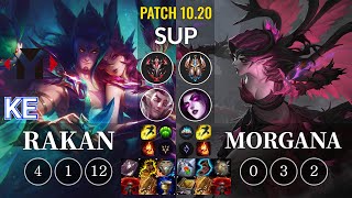 YM Ke Rakan vs Morgana Sup - KR Patch 10.20