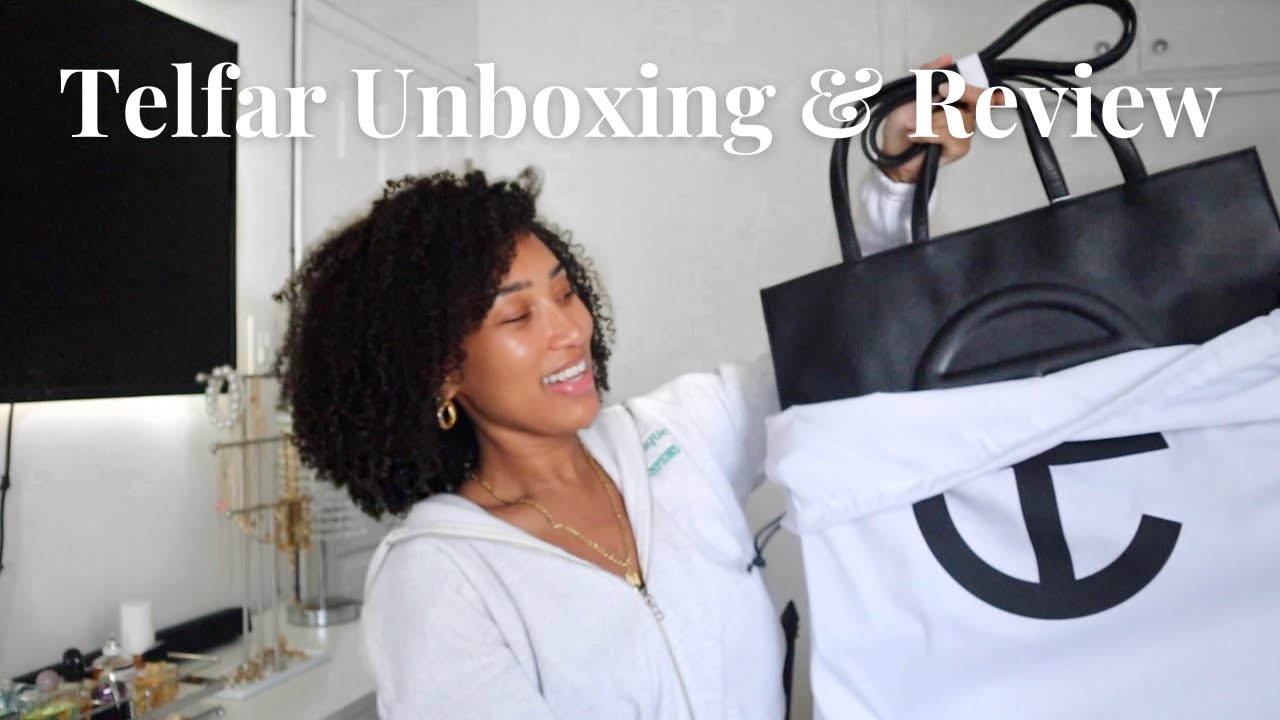 TELFAR LARGE BLACK SHOPPING BAG UNBOXING