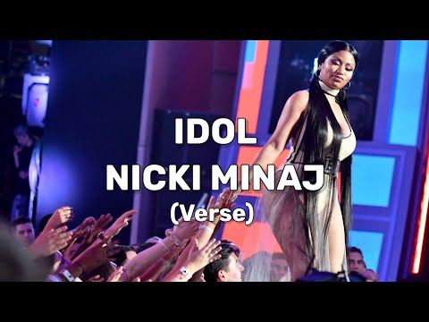 IDOL - Nicki Minaj (Verse) (Lyrics Video) (HD)