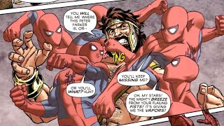 Spider-Man Holds Back Hercules