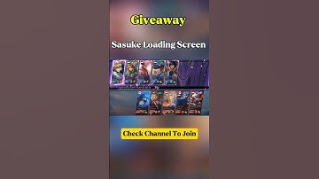 Giveaway 💥 Sasuke loading screen ‼️ || Mobile Legends @Skole_died #Skole_died