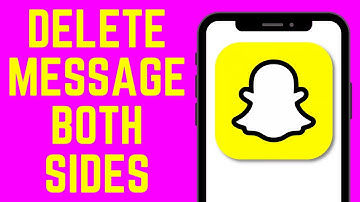 How To DELETE Snapchat Messages From Both Sides (QUICK and EASY)