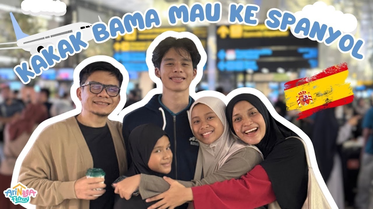 Mengantar Kakak Bama Yang Mau Berlomba Di Negara Spanyol! 🇮🇩 🇪🇸