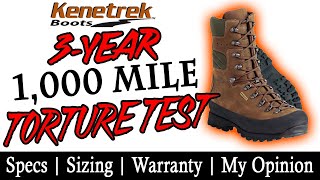 Kenetrek Mountain Extreme 400 Boot Review | 3Year, 1,000 Mile Test Montana Torture Test!