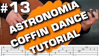 ASTRONOMIA MEME  COFFIN DANCE GUITAR TUTORIAL EASY TABS guitarclub4you