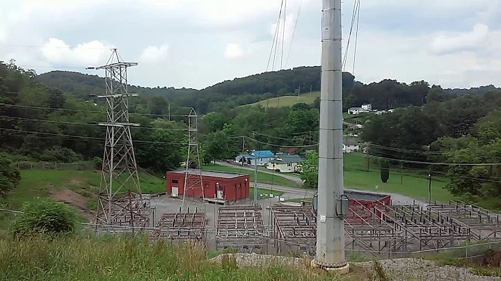 Behind the old power plant in Scarbro, WV.