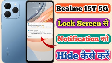 Realme 15T 5g Lock Screen Par Notification Hide Kaise Kare // How To Hide Notification In Realme 15T