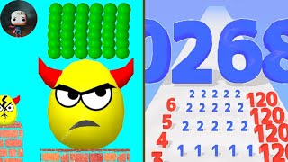 Draw To Smash Vs Drop The Number Merge Game screenshot 4