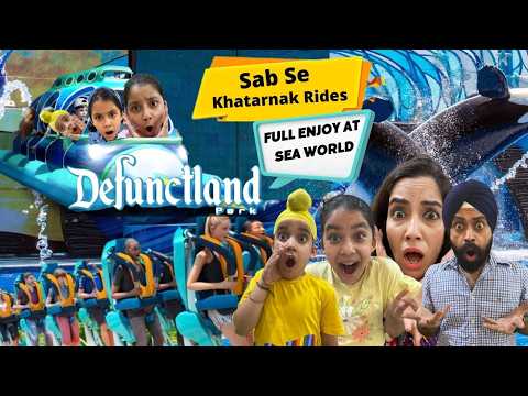 Sab Se Khatarnak Rides - Full Enjoy At Sea World | RS 1313 LIVE | Ramneek Singh 1313