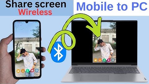 How to Share Mobile Screen on Laptop Windows 11 | Cast Mobile Screen to Laptop share screen wireless