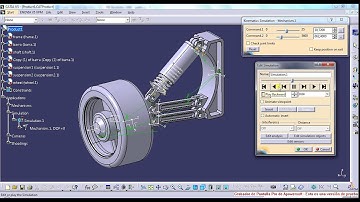 vehicle Suspension Catia CAD