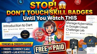 STOP! Don’t Start Skill Badges Until You Know THIS 😱  Credits vs Tokens Explained Google Arcade 2026