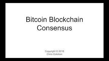 L13: Bitcoin Blockchain Consensus