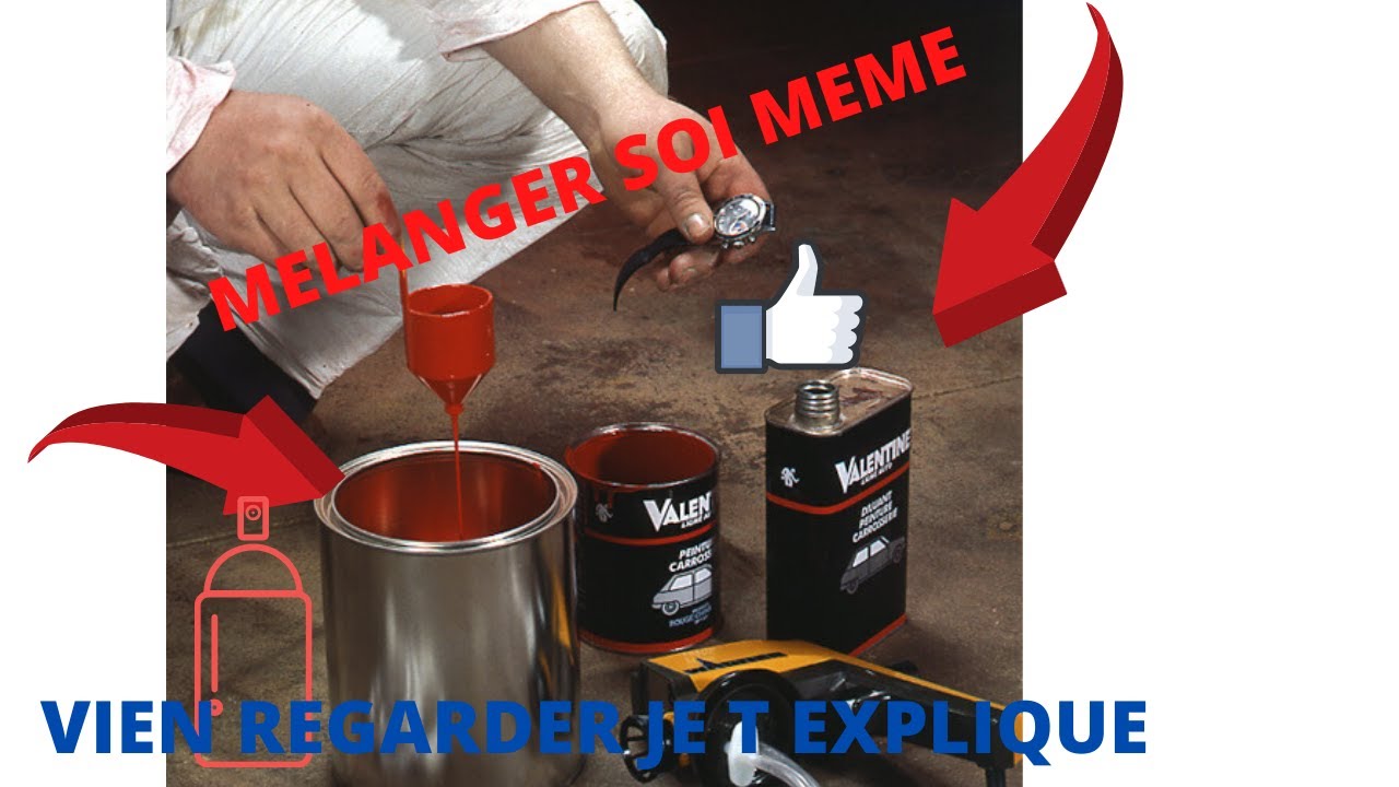 TUTO:FAIRE SON MELANGE PEINTURE