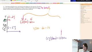 CP Physics Unit 2 (C1) - Practice Problem #5.1 Tortoise and Hare!