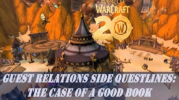 Guest Relations Side Questlines: The Case of a Good Book | Torn Dreams | Restoring A Grand Tale