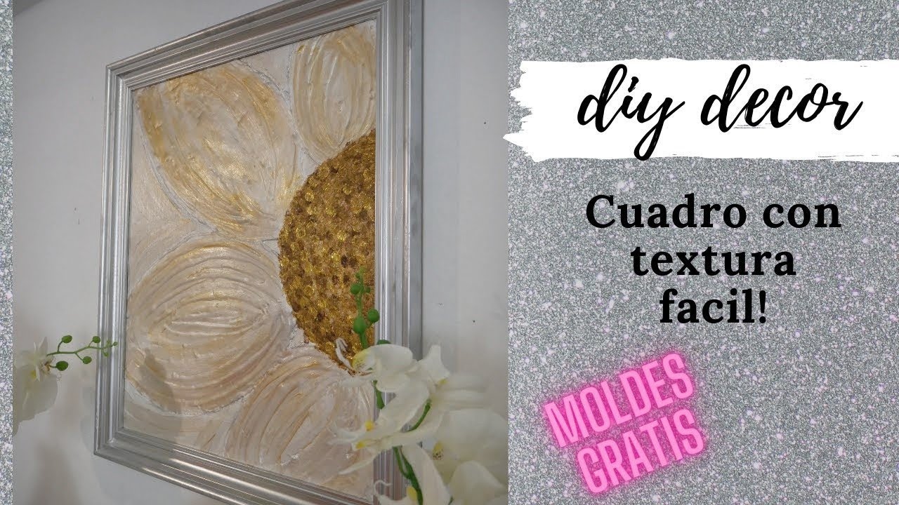 Cuadros con textura DIY #diy #texturas #decoracion