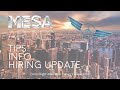 Mesa Airlines: Unofficial Tips, Info, and Hiring Updates from Flight Attendant Career Connection