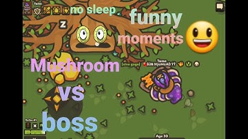[Taming.io]mushrooms 🍄.. funny moments 😆 boss no sleep