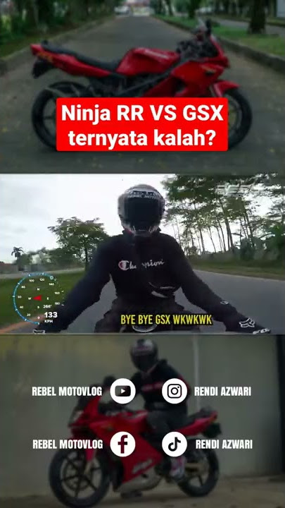 adu top speed Ninja RR VS GSX 150, ternyata terkencang di kelasnya?