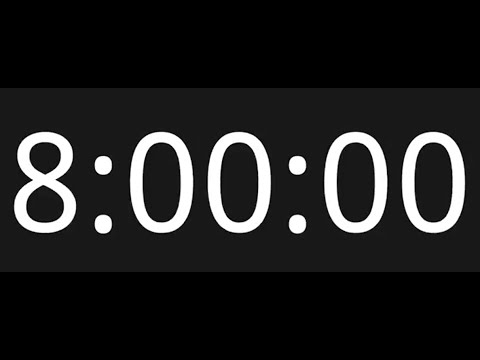 8 Hour Countup No Copyright Timer #timeless #timervideo #timechanges