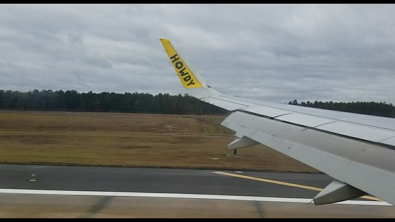 Spirit Airlines Airbus A320 Cloudy Landing At Jacksonville | N648NK