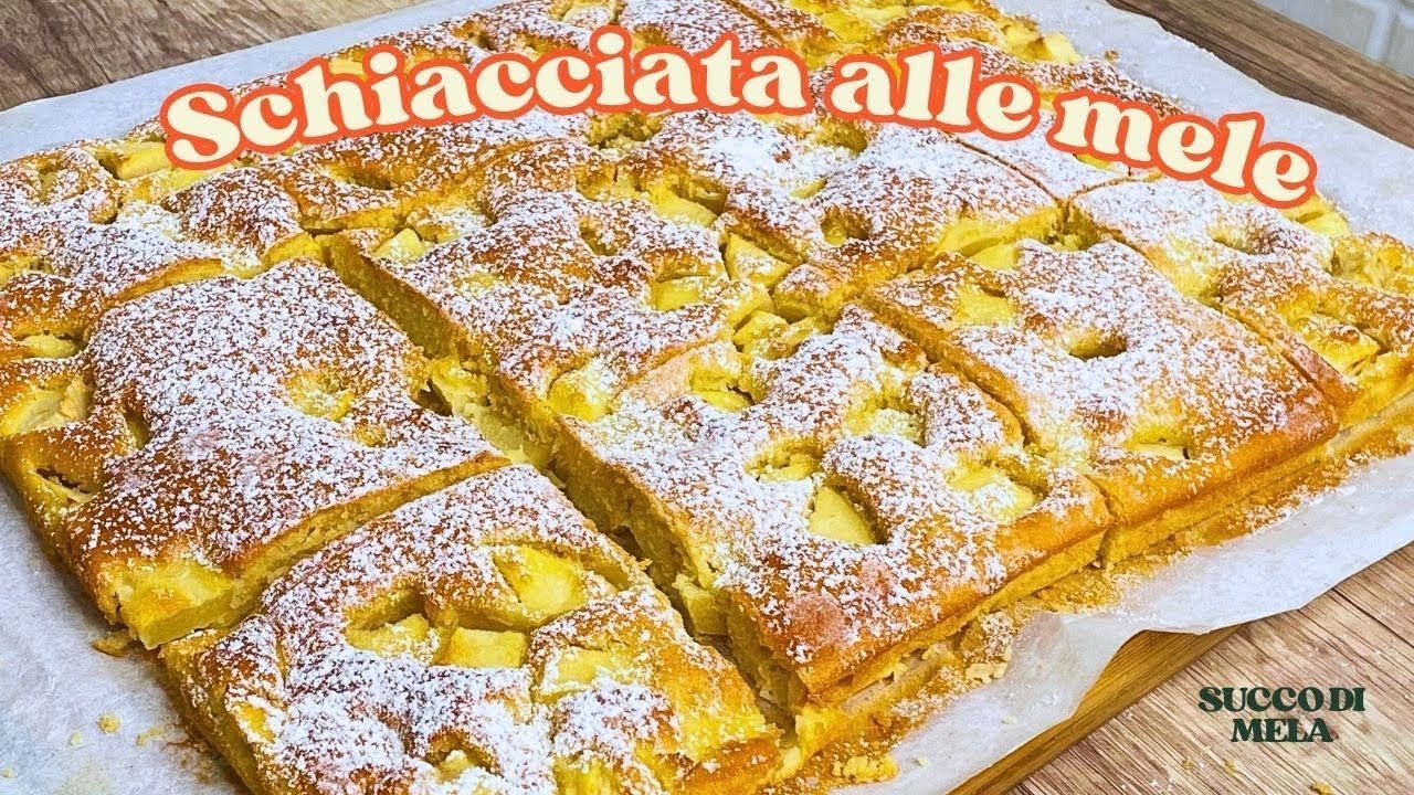 Schiacciata alle Mele| la ricetta del dolce per la colazione che amerai!